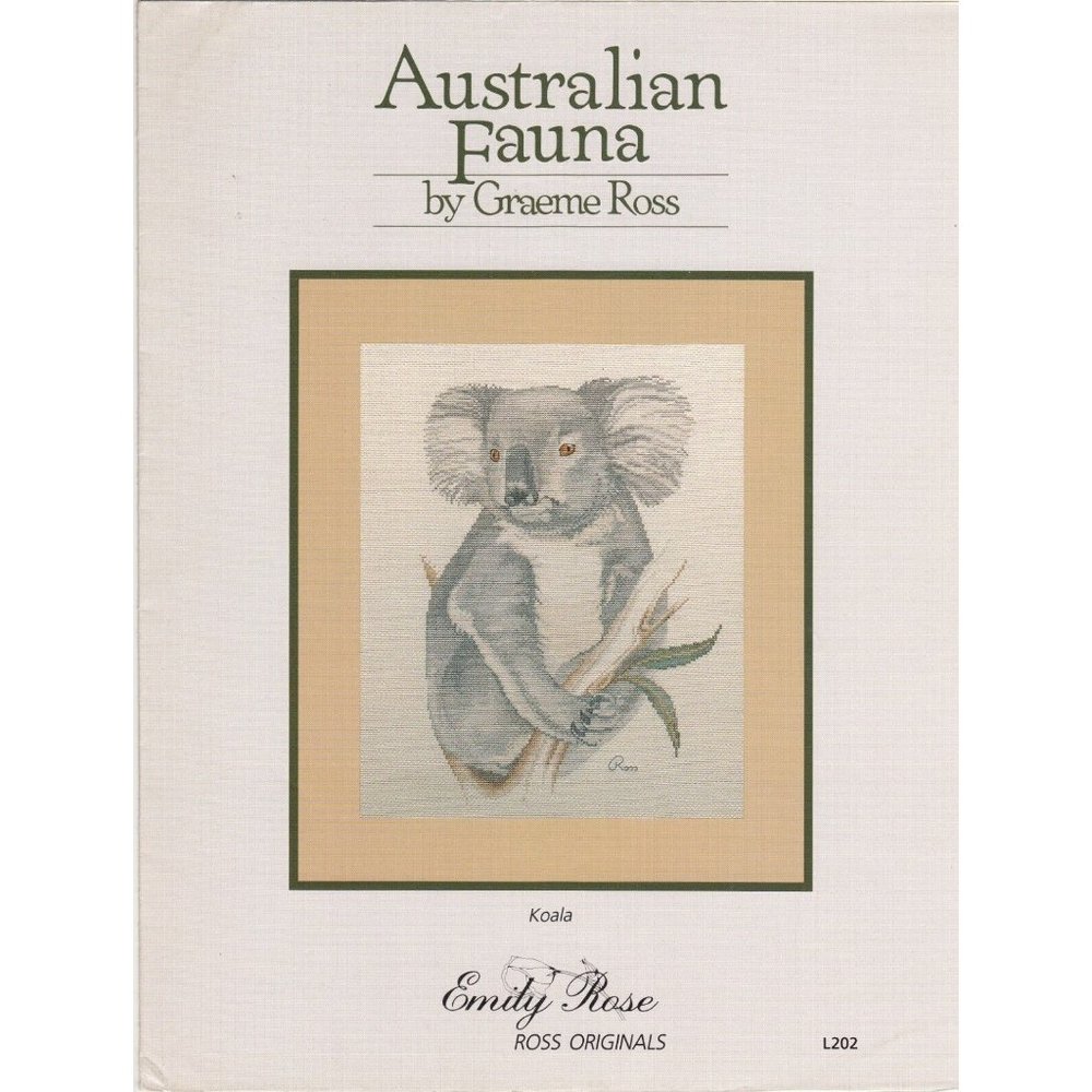Australian Fauna Koala Cross Stitch Pattern by Graeme Ross L202